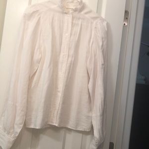 H&M pinkish ivory blouse size 2. Color is lovely!